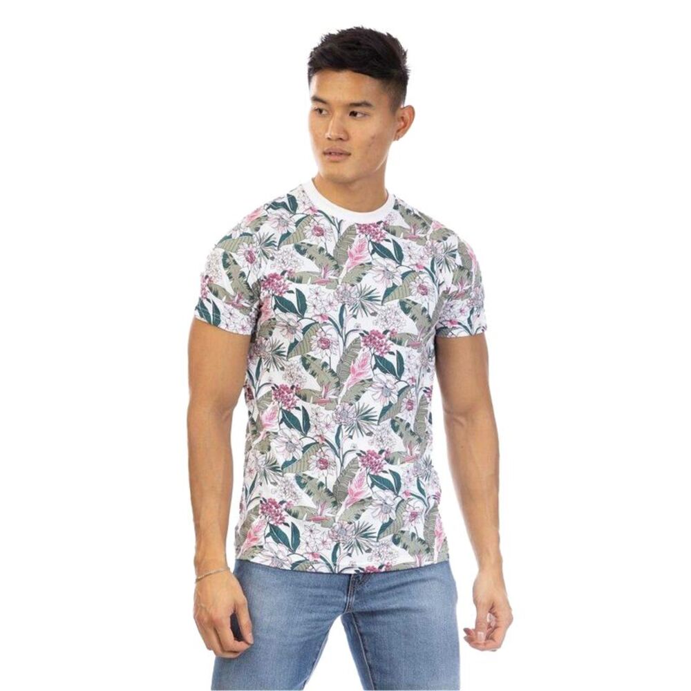 Peter Werth Mens Leckonby Floral T-Shirt / Multicolored